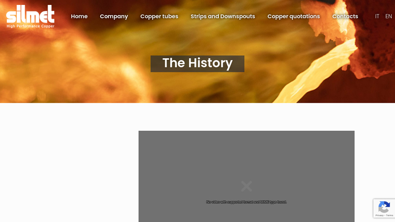 Copper tubes for heating, air