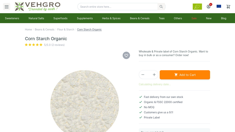 Corn Starch Organic
