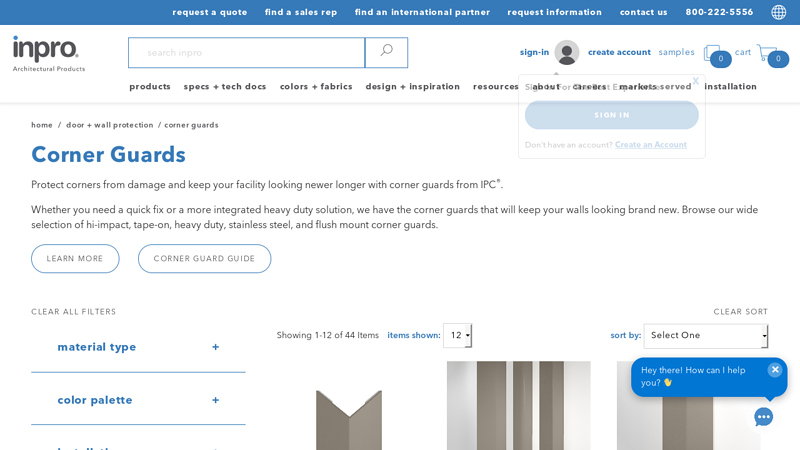 Corner Guards - Wall Protection Products