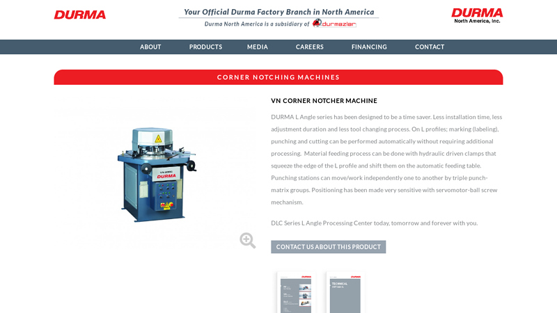 Corner Notching Machines