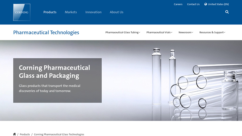 Corning Pharmaceutical Glass Technologies