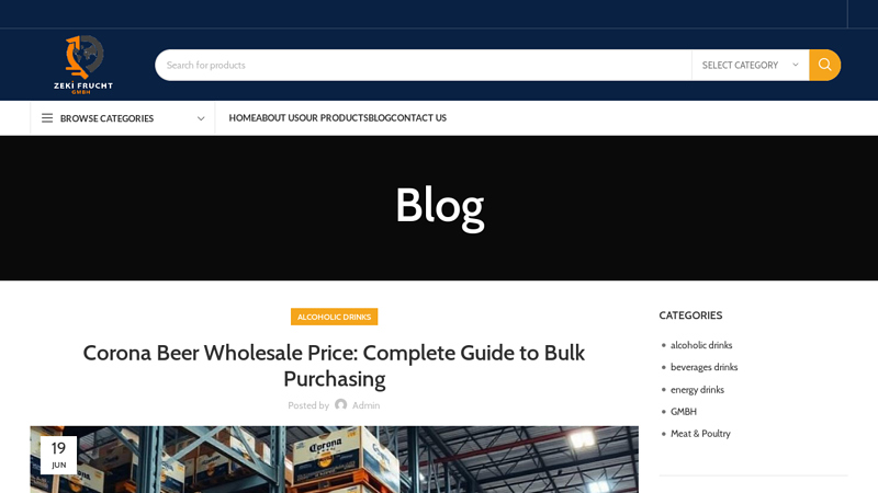 Corona Beer Wholesale Price