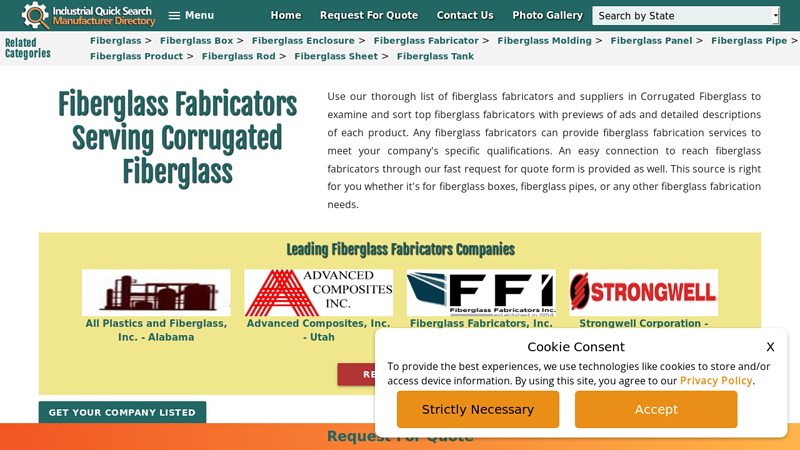 Corrugated Fiberglass