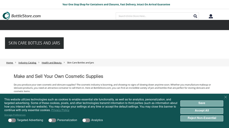 Cosmetic Container Packaging Wholesale