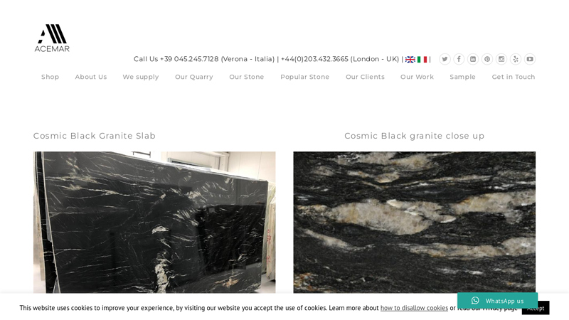 Cosmic Black Granite