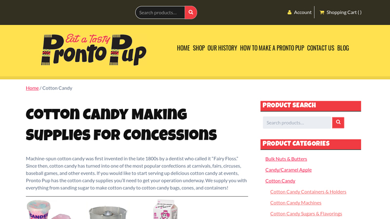 Cotton Candy Supplies