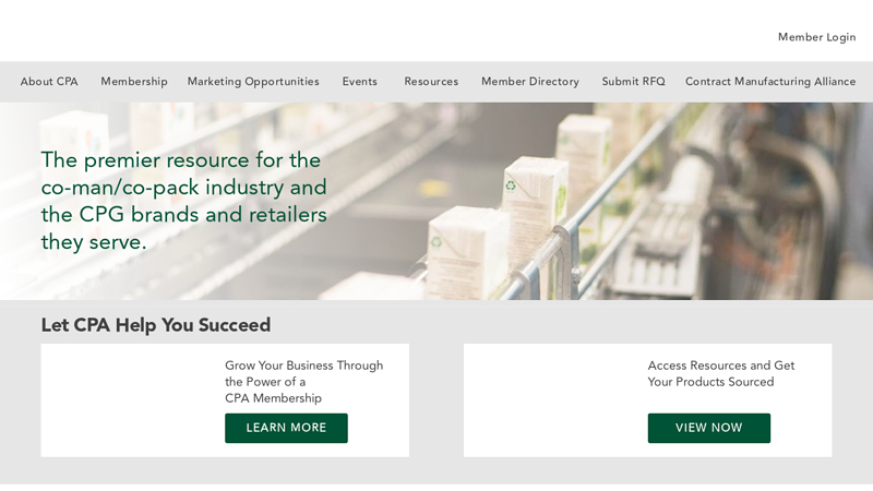 CPA, The Association for Contract Packagers and Manufacturers