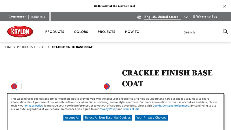 Crackle Finish Base Coat