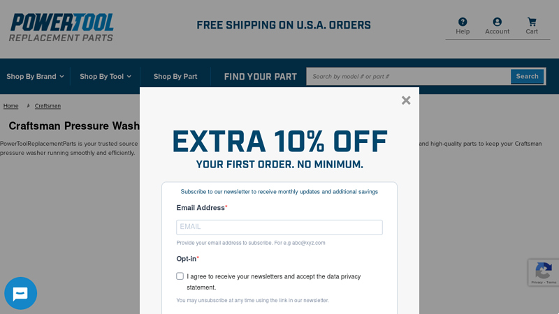 Craftsman Pressure Washer Parts