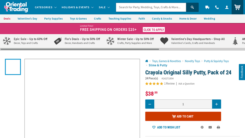 Crayola Original Silly Putty, Pack of 24