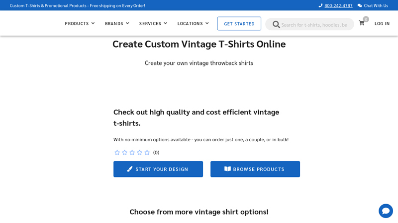 Create Custom Vintage T custom t-shirts