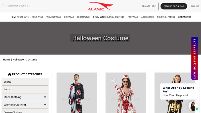Creepy Wholesale Halloween Costumes Manufacturer & Supplier
