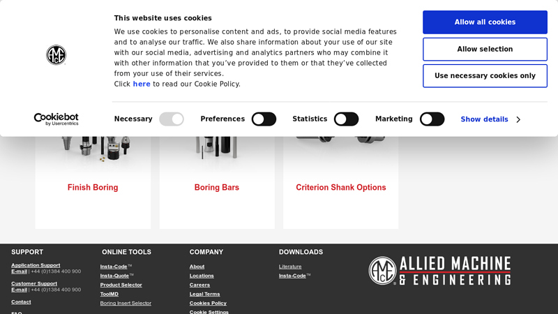 Criterion Boring Tools Overview