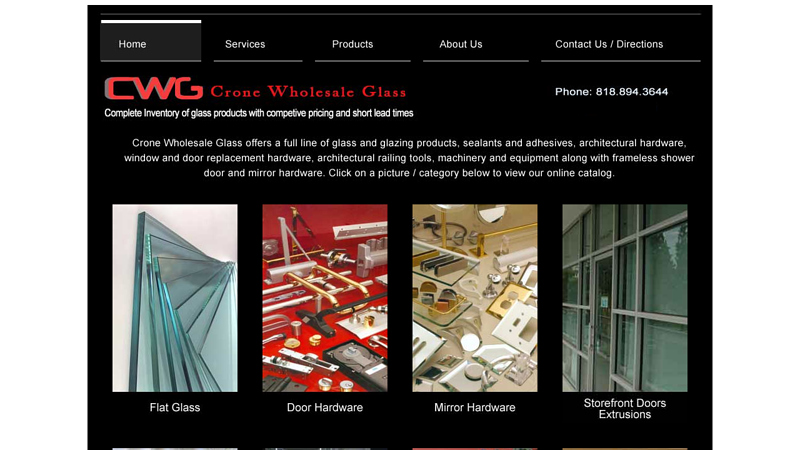 Crone Wholesale Glass / 818