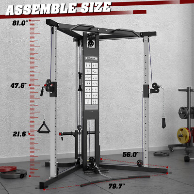 Crossover cable machines for gyms