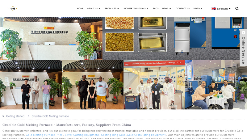 Crucible Gold Melting Furnace