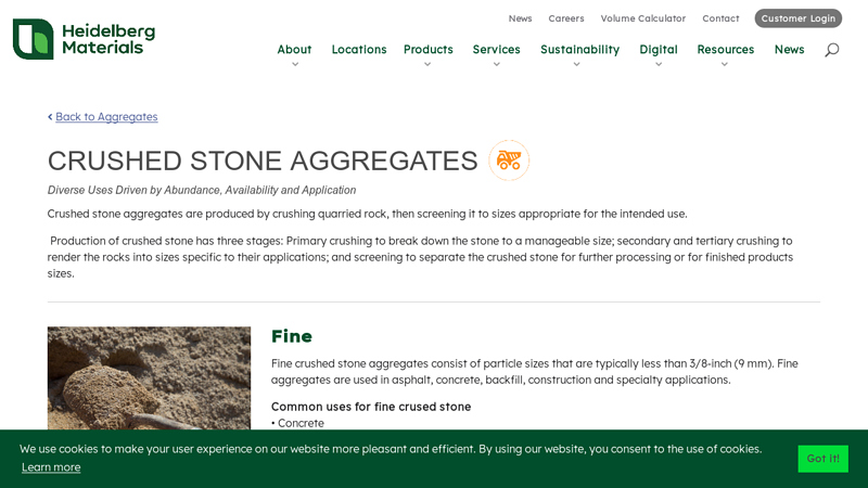 Crushed Stone Aggregates