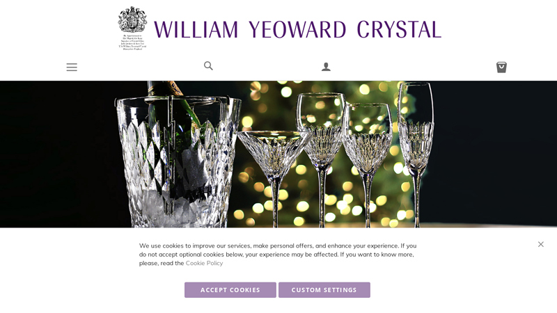 Crystal Bowls, Barware, Wine & Champagne Glasses by William ...