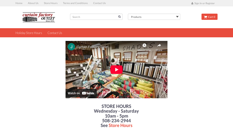 Curtain Factory Outlet