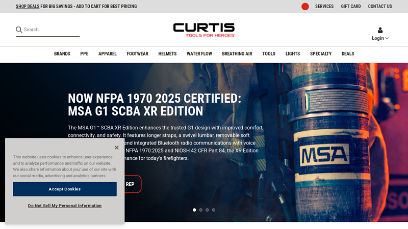 Curtis Tools for Heroes: Firefighting Gear
