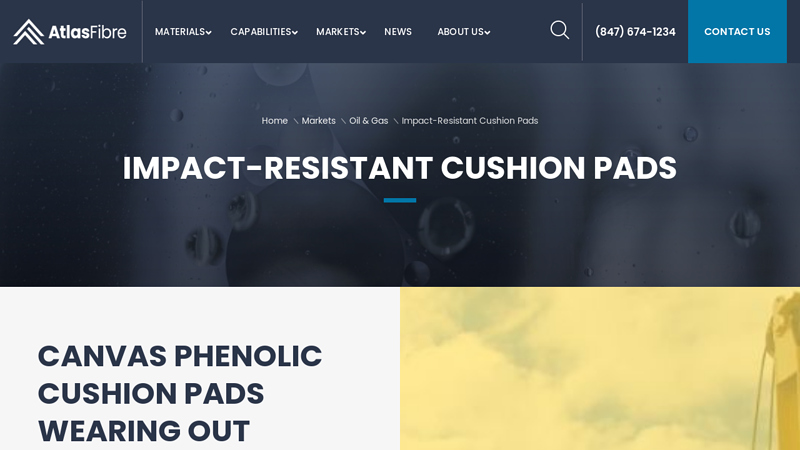 Cushion Pads for Pile Drivers & Impact Hammers