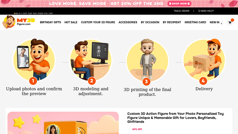 Custom 3D Printed Figurines