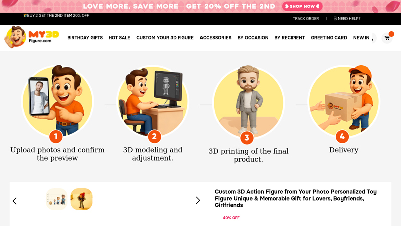 Custom 3D Printed Figurines