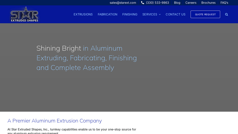 Custom Aluminum Extrusions, Fabrication, Finishing