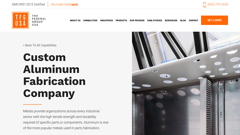 Custom Aluminum Fabrication Company