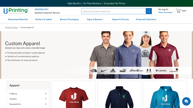 Custom Apparel custom t-shirts