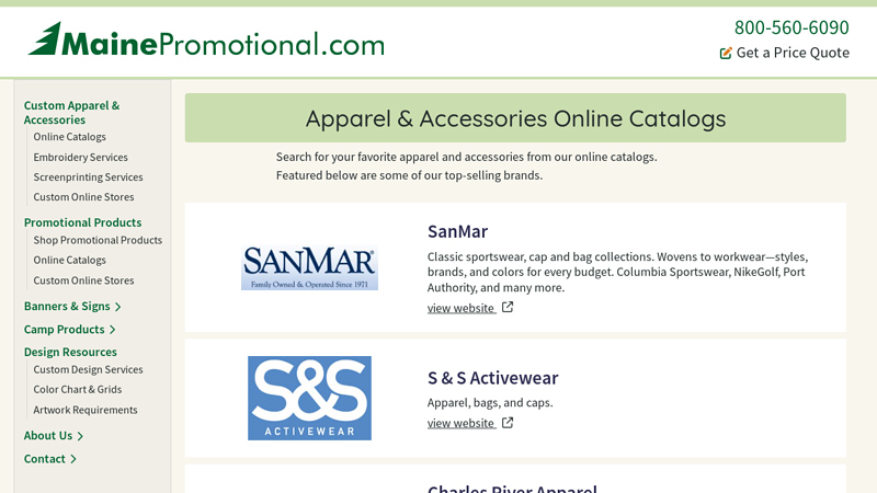 Custom Apparel and Accessories Catalogs
