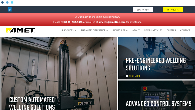 Custom Automated Welding Manufacturer