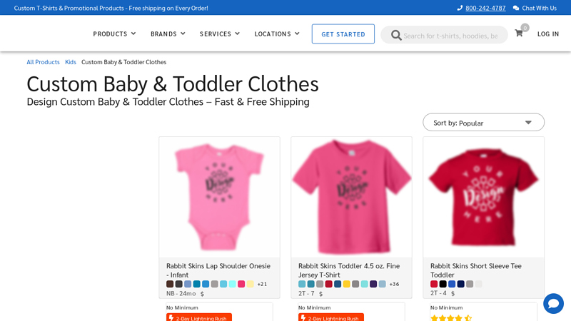 Custom Baby & Toddler Clothes custom t-shirts