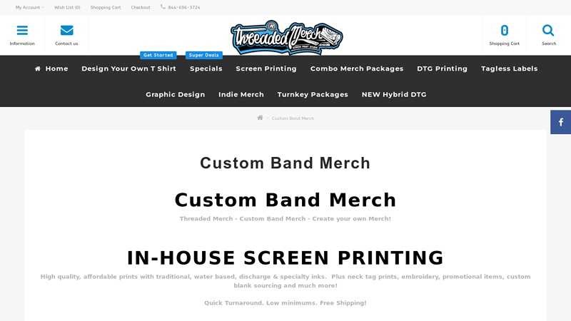 Custom Band Merch custom t-shirts