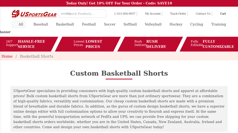 Custom Basketball Shorts