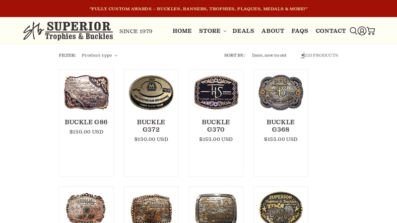 Custom Belt Buckles & Trophy Buckles