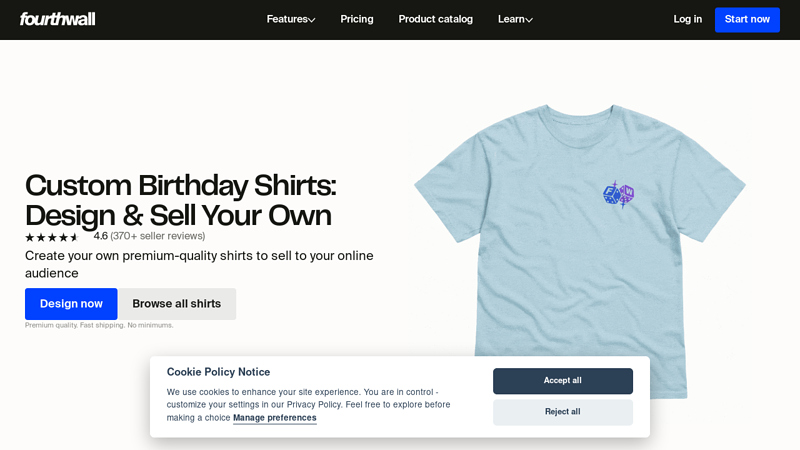 Custom Birthday Shirts: Design & Sell Your Own custom t-shirts