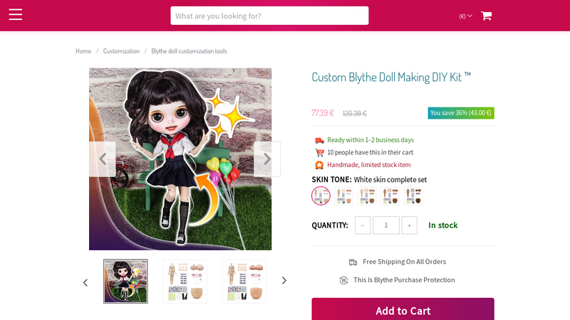 Custom Blythe Doll Making DIY Kit ™