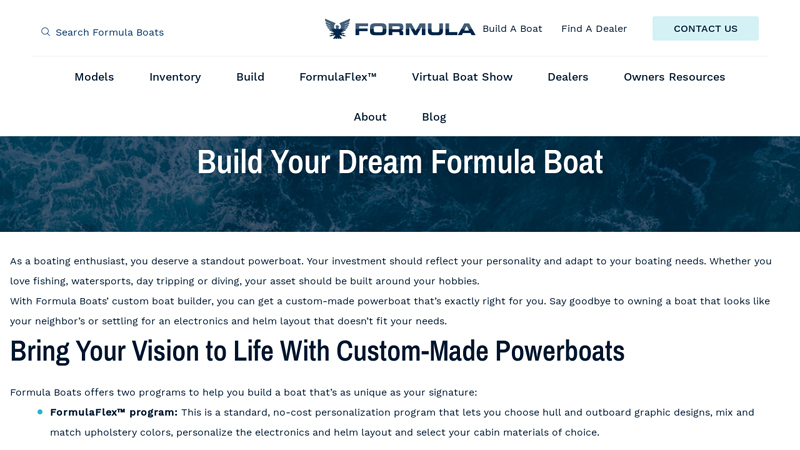 Custom Boat Configurator