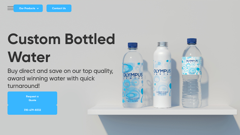 Custom Bottled Water