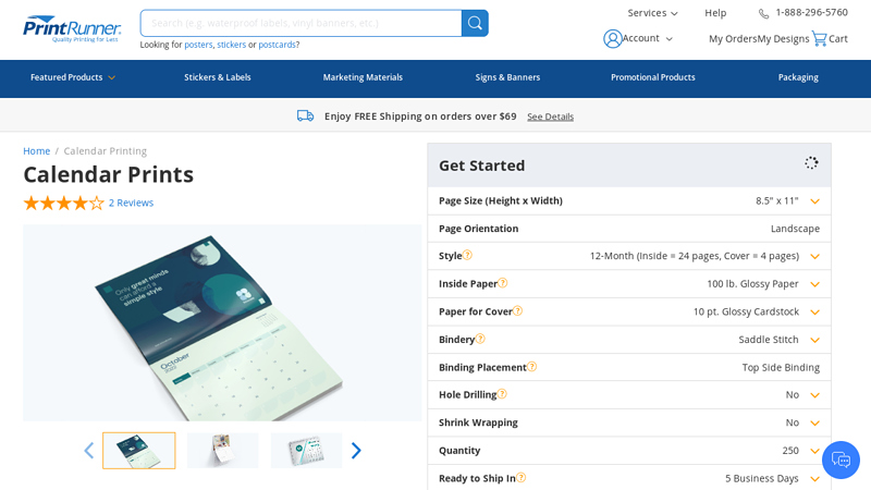 Custom Calendar Printing