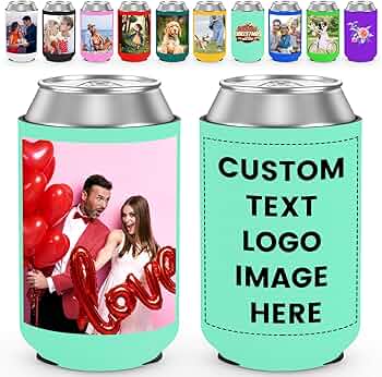 Custom Can Coolers in Bulk