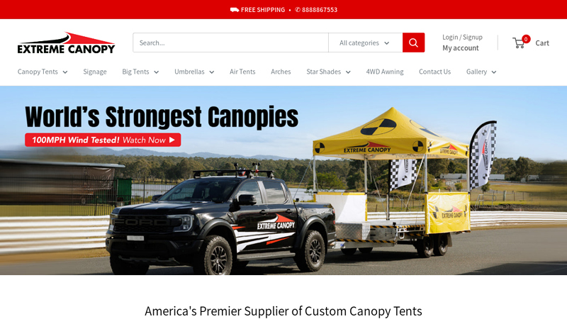 Custom Canopy Tents & Pop Up Canopies
