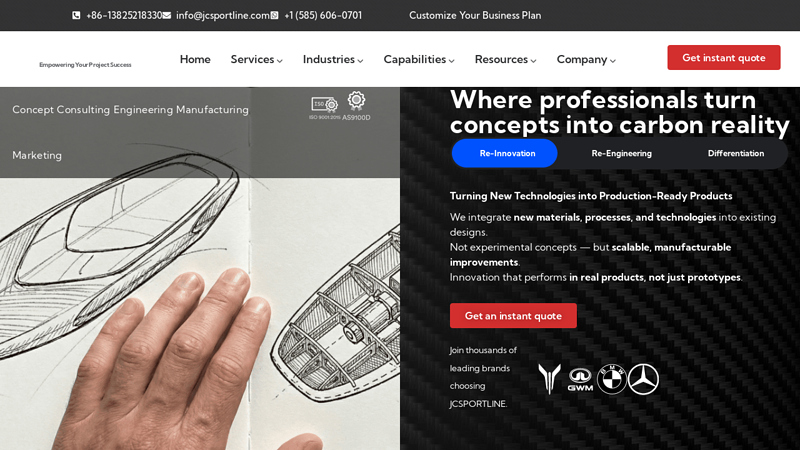 Custom Carbon Fiber Design & Engineering Partner