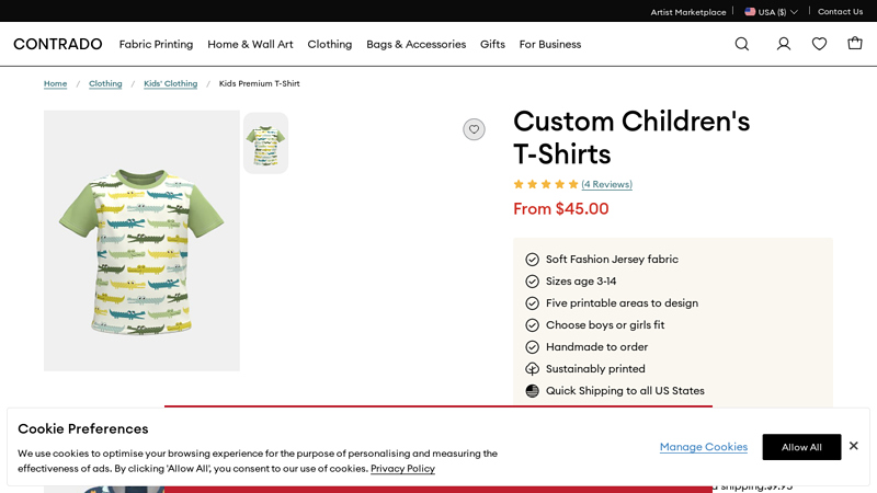 Custom Children's T custom t-shirts