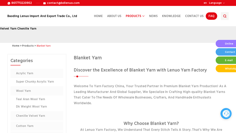 Custom Chunky Yarn Wholesale