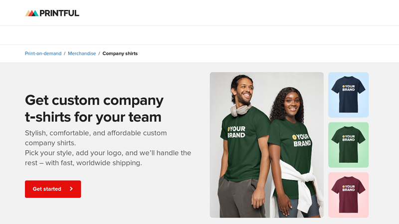 Custom Company Shirts with Logo—Design & Order Online custom t-shirts