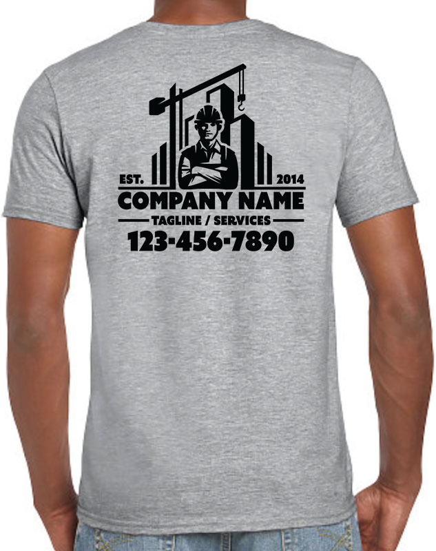 Custom Construction Company Shirts custom t-shirts