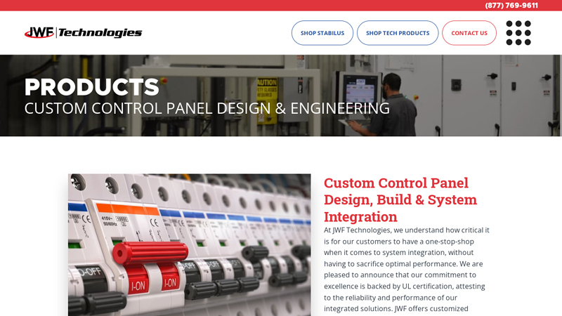 Custom Control Panel Design & Engineering