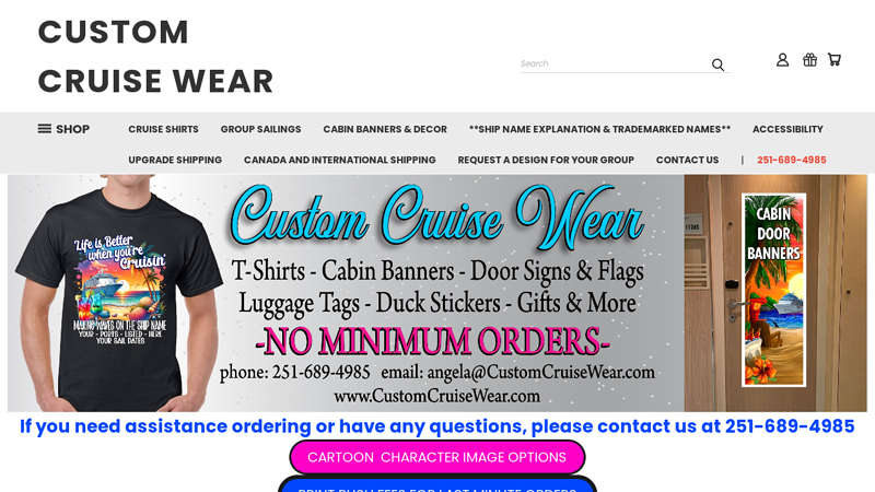 Custom Cruise Wear custom t-shirts